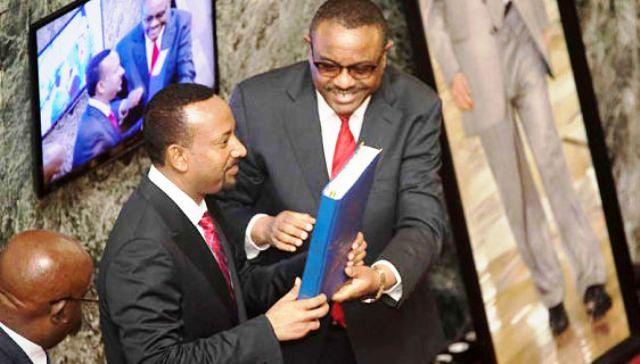 abiy ahmed sworn in prime minister