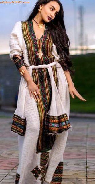 ethiopian traditional clothes habesha kemise