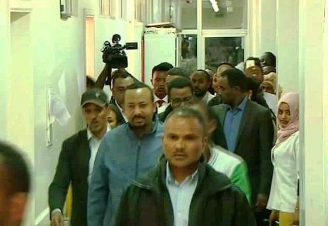 abiy ahmed visiting bomb victims