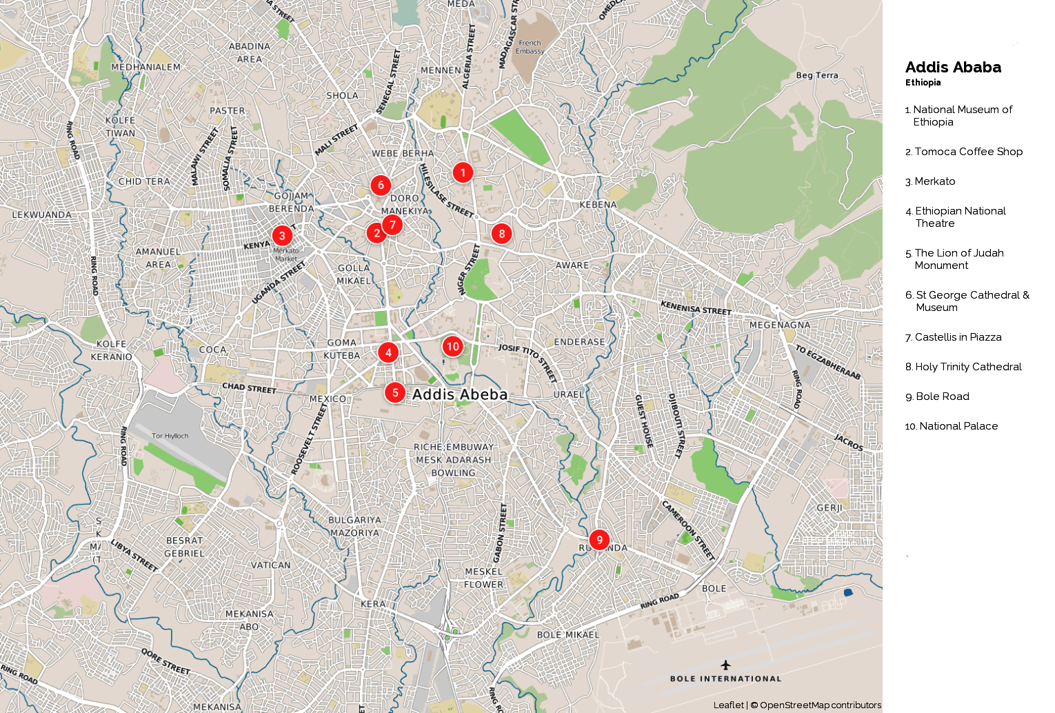 Addis Ababa Map Offline 