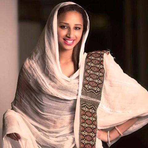 amhara white traditional dress