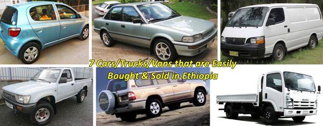 cars trucks vans in ethiopia