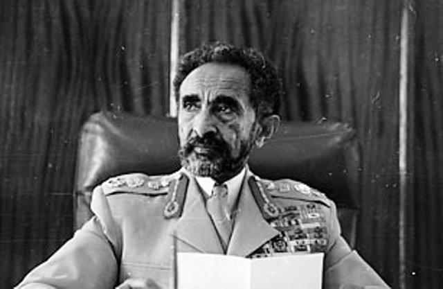 emperor haile selassie making announcment