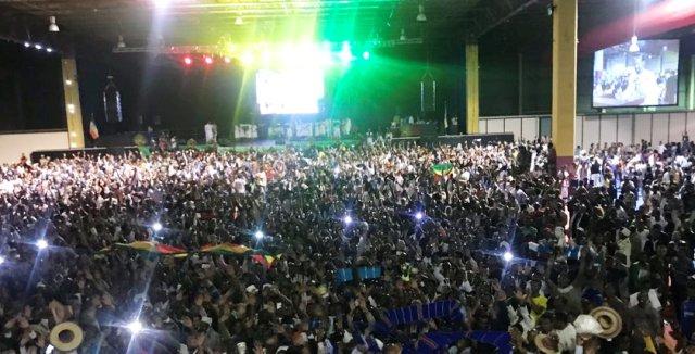 eritrean ethiopian concert crowd