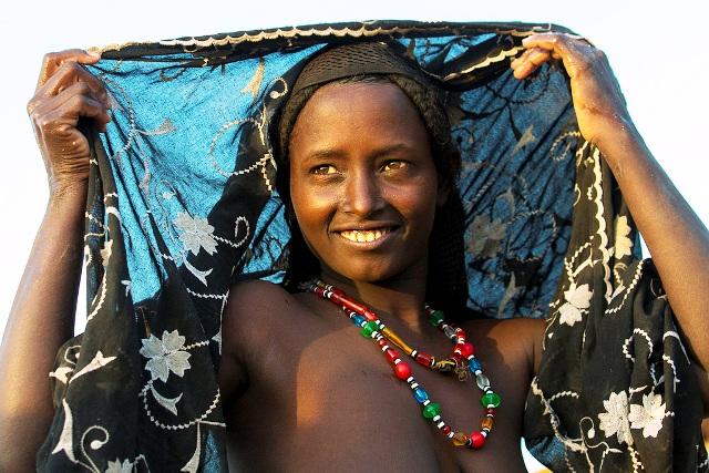 ethiopian people afar girl smiling