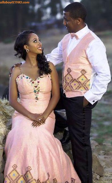 ethiopian traditional wedding clothes men women 3