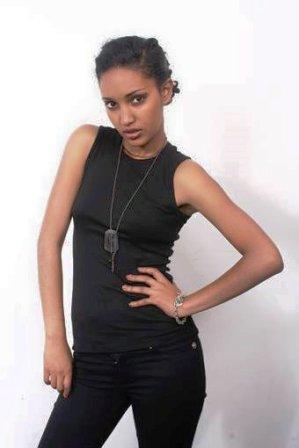 ethiopian woman dressed all black