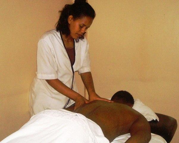 Professional massage in Ethiopia at Axum Hotel