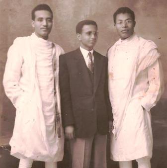 men dressed in traditional all white ethiopian clothes